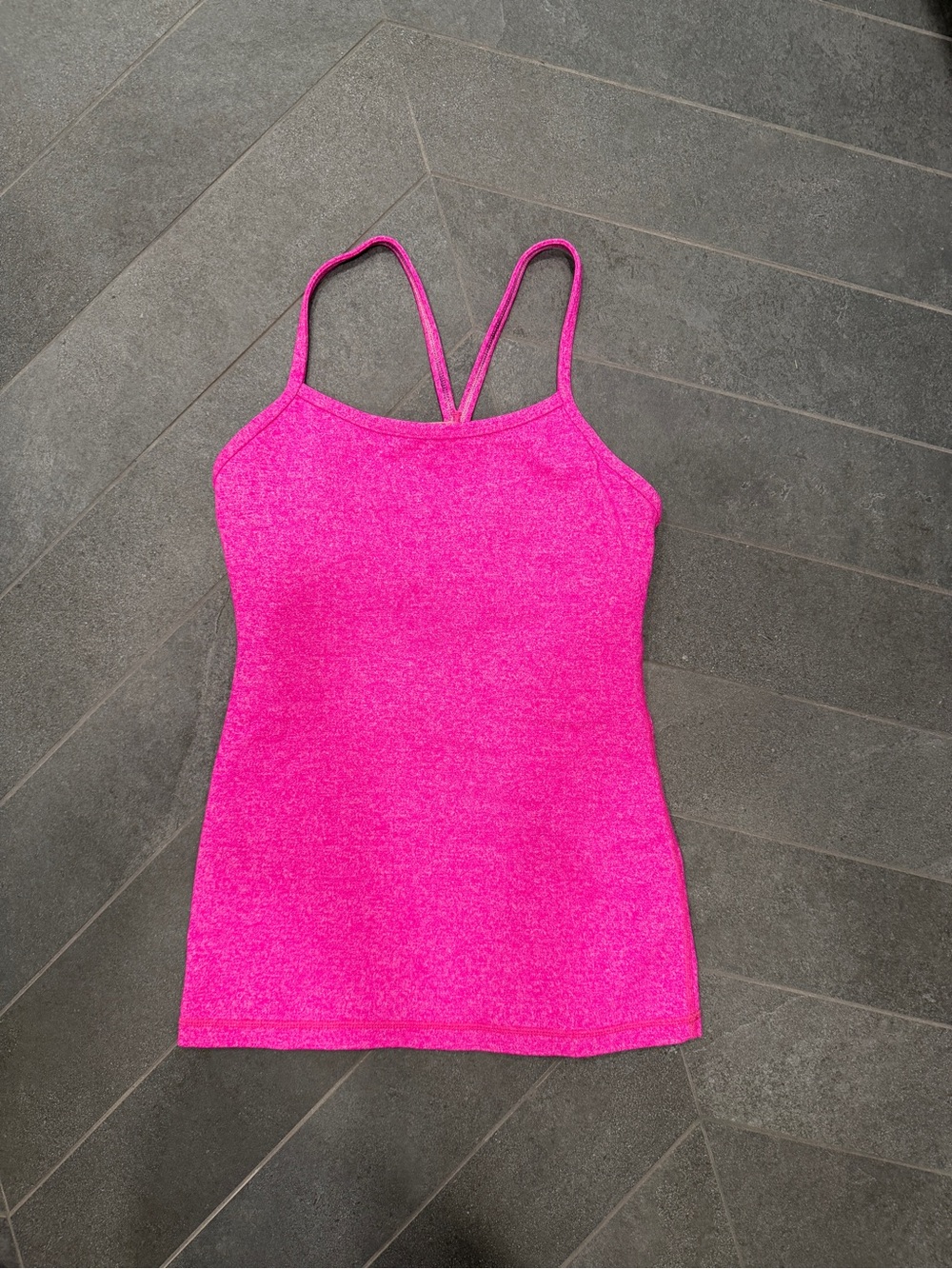 lululemon athletica Hot Pink Double-Strap Tank